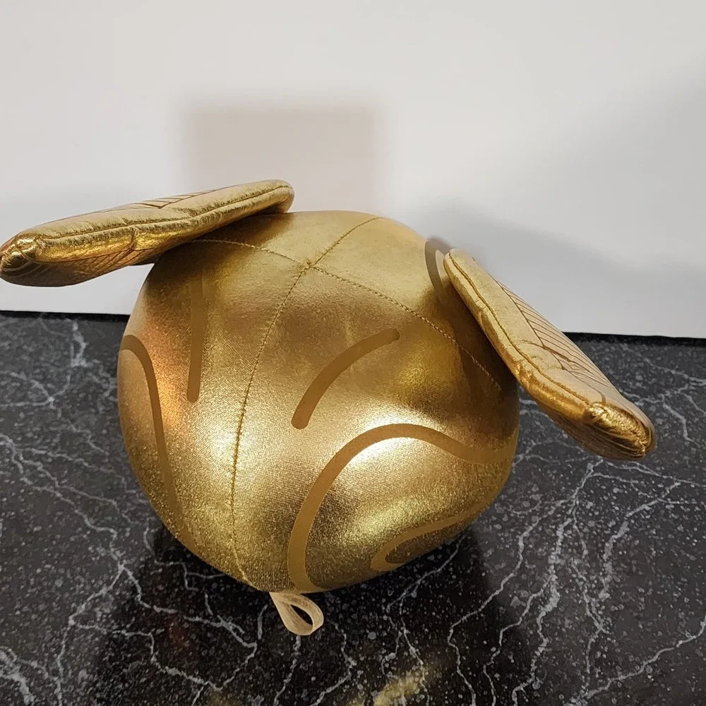 Rare Hallmark Harry Potter Golden Snitch Plush Quidditch Apx 9